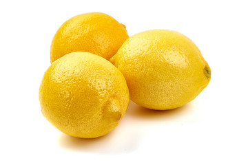 Lemon Citrus Fruit, isolated on white background