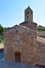 Fototapeta na wymiar Conjunto monumental de Egara, Iglesia Santa Maria en Tarrasa Barcelona