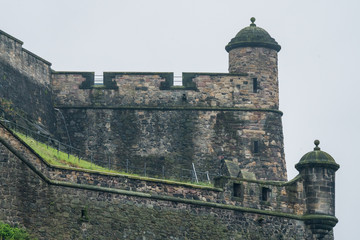 edinburgh castle in a sunny day of spring