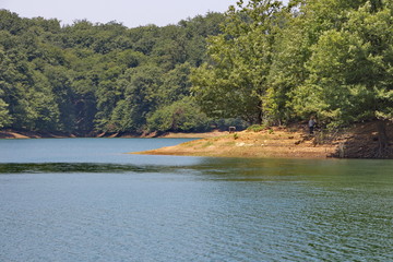 Hanbulan reservoir near the city of Lankaran