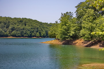 Hanbulan reservoir near the city of Lankaran