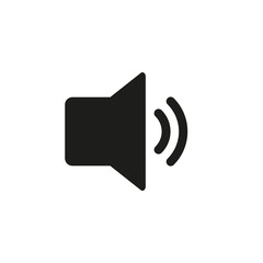 The loudspeaker icon. Vector illustration