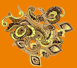 Traditional paisley pattern