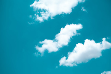 blue sky with white clouds