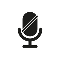 The microphone icon is disabled