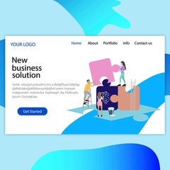 New business solution, solve problem, business service