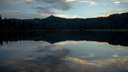 lake in mountains