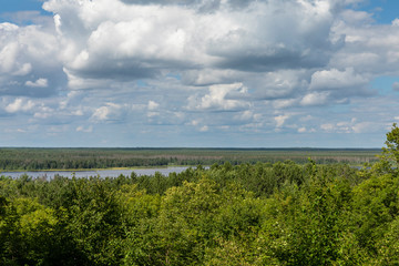 Fototapeta na wymiar Minnesota Continental Divide Scenic View