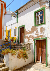 Fototapeta premium Colored Door and Window Frames Portugal