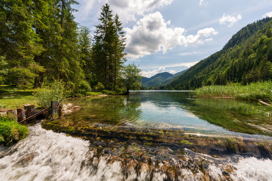 Ufer am Pillersee im Pillerseetal