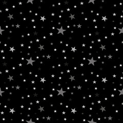 Star seamless pattern. Repeating star background