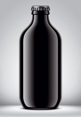 Glass bottle mockup. 