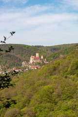 Fototapeta premium Castle Hardegg in Nationalpark Thayatal in Austria
