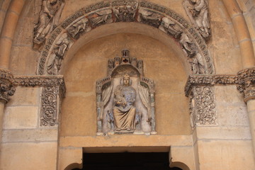 vierge polychrome
