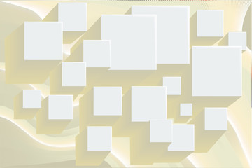 Abstract cubes background