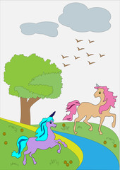 Unicorns Landscape