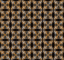 Seamless Paisley pattern.