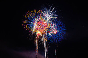 fireworks in the sky