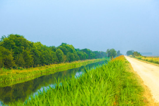 Landscape with the image of italian country side