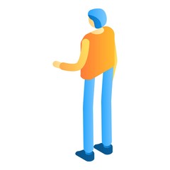 Man modern manager icon. Isometric of man modern manager vector icon for web design isolated on white background