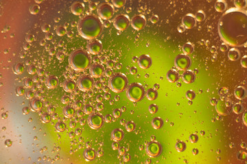 DROPS background orange yellow bubles 