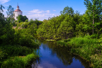 View to Kirillo-Belozersky Monastery in Kirillov, Russia