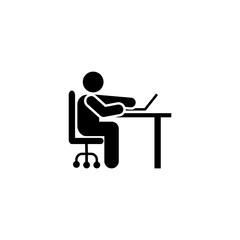 Fototapeta premium Businessman, office, work icon. Element of daily routine icon