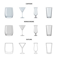 Vector design of form and celebration logo. Set of form and volume vector icon for stock.