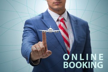 Concept of online air travel booking