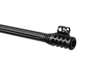 Pneumatic rifle isolated on white background