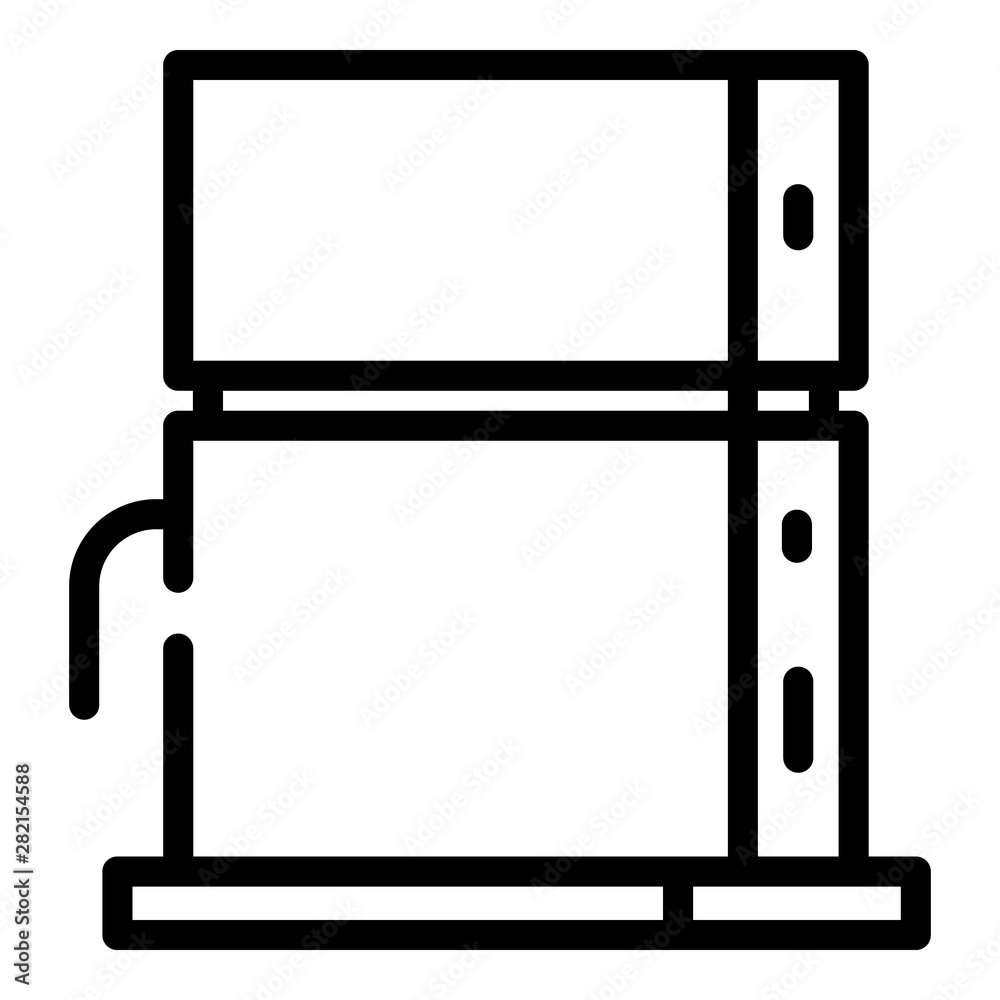 Poster modern game console icon. outline modern game console vector icon for web design isolated on white b