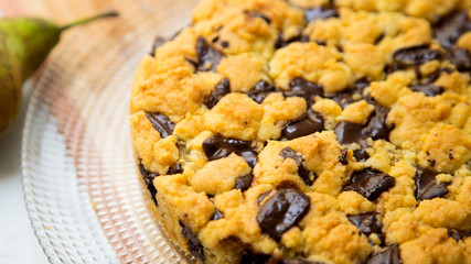 Chocolate Apple crumble