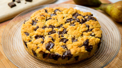 Chocolate Apple crumble