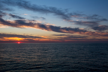 Sunset over the Adriatic Sea