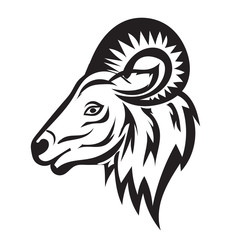 sheep and goat logo designs icon