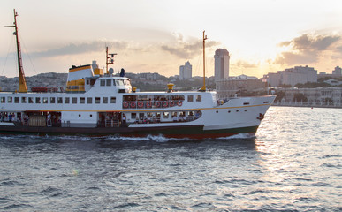  istanbul, ferry, sunset, Kadıköy, Istanbul, romantic, constantinople, sea
