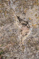 Marode und feuchte Hauswand