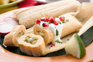 Cheese and Jalapeno Tamales