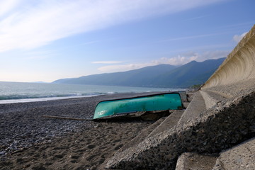 boat on the beach