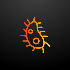 bacterium nolan icon. Elements of science set. Simple icon for websites, web design, mobile app, info graphics