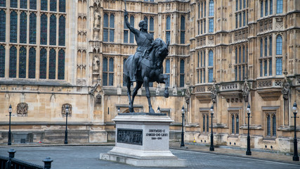 Naklejka premium King Richard I Of England, London