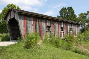 Covered Bridge Boonesfield Village 2019