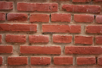 red brick wall