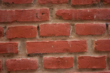 red brick wall