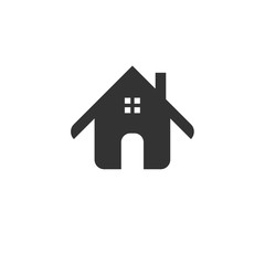 House Icon black . sign design flat style. design. symbol. web. vector Illustrator. on white background