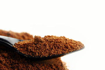 close up of chocolate texture