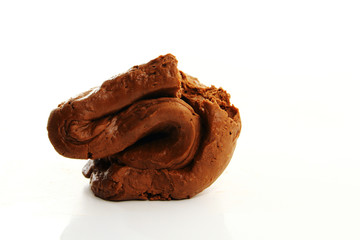 close up of chocolate texture