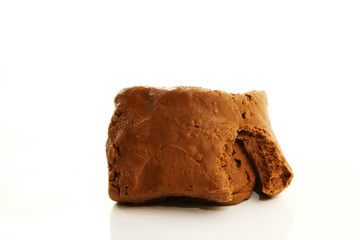 close up of chocolate texture