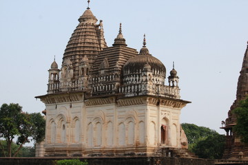 Obraz premium View point of Khajuraho temple a best tourist place