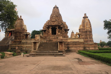 Fototapeta na wymiar View point of Khajuraho temple a best tourist place